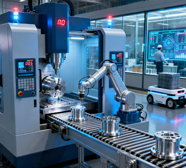 Hur kan man förbättra produktionslinjeautomatiseringen med horisontella bearbetningscentra?